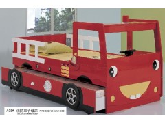 批发彩色卡通系列（双层消防车床）儿童家具
