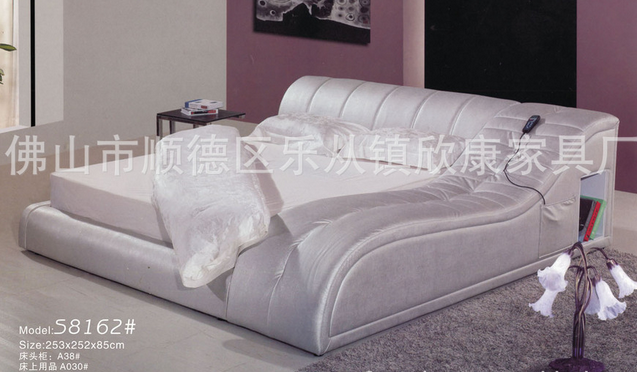 时尚软体床 卧室软体床 软体床批发