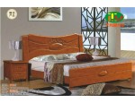 天利圆619橡木床，厂家批发实木床|双人床|白坯床|餐椅