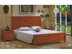 天利圆623橡木床，厂家批发实木床|双人床|白坯床|餐椅