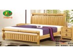 天利圆625橡木床，厂家批发实木床|双人床|白坯床|餐椅