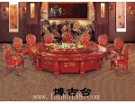 重庆餐桌火锅桌大理石	自动转桌16人餐桌直径