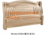 天利圆608白坯床，家具厂批发实木床|双人床|橡木床|餐椅