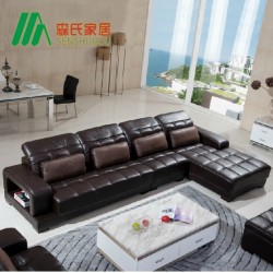 现代休闲进口真皮沙发客厅酒店办公大小户型家具组合shafa批发