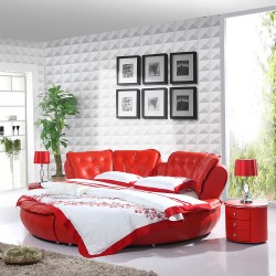 【欧诺恒家具】 厂家直销皮床  圆床  专业生产  欢迎订购