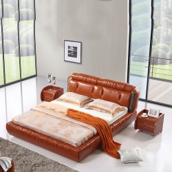 【欧诺恒家具】厂家直销优质皮床   新品发布   厂家直销