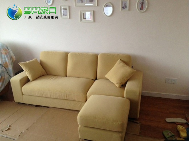 沙发 宜家小户型布艺沙发 现代客厅家具布艺沙发 特价沙发 SF8055