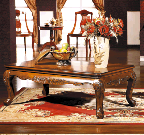 明清仿古家具实木简易茶台实木鸳鸯茶几中式雕花茶几佛山家具