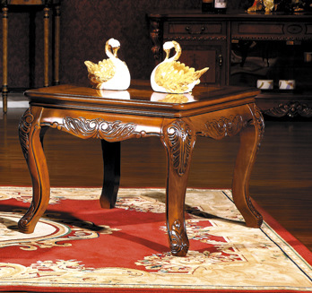 明清仿古家具实木简易茶台实木鸳鸯茶几中式雕花茶几佛山家具