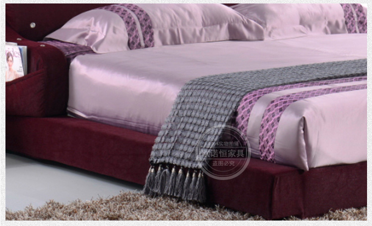 【欧诺恒家具】厂家优质供应高品质布床   大量直销   欢迎订购