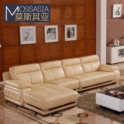莫斯齐亚沙发 进口头层真皮沙发客厅组合现代高档皮艺沙发家具m87