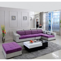 【双12爆款沙发货源】江彬 组合贵妃布艺沙发客厅小户型L型沙发