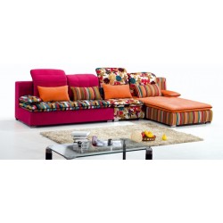 厂家批发 布艺沙发组合 你好色彩客厅组合沙发 小户型沙发