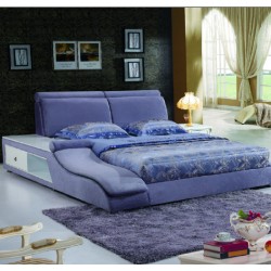 江彬 简约双人布艺床 榻榻米储物床 软床 1.8米1.5米床 高档床