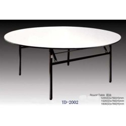 供应可折叠餐桌 1.8米可折叠餐桌 定制各式加圈加固可折叠餐桌