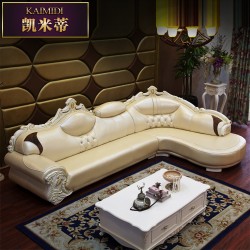 欧式真皮沙发组合奢华特价客厅实木 进口黄牛皮家具 厂家特价直销