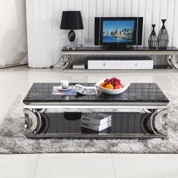 【佳优】不锈钢大理石 615高档茶几 专业生产 优质耐用 厂家直销