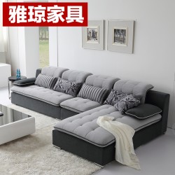 雅琼 沙发 简约布艺 组合沙发 大小户型沙发 可拆洗布沙发 268