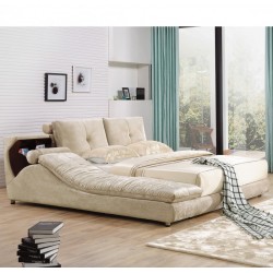 布艺床 榻榻米布床  1.8米 1.5米 储物软床 双人床 工厂直销
