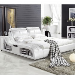 仙梦缘 榻榻米床 真皮双人床 1.8成人大床 批发软床 特价厂家