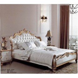 欧式太子床 1.8米双人真皮床