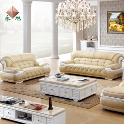促销款永旭家具品牌 欧式沙发真皮沙发组合 客厅皮艺中厚牛皮沙发