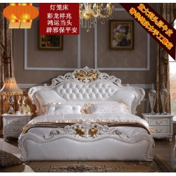 欧式床 法式床 双人1.8米公主床 实木太子床 法式新典后现代