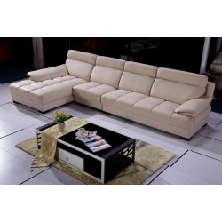 厂家直销 真皮沙发 小户型现代家居 休闲转角皮艺沙发