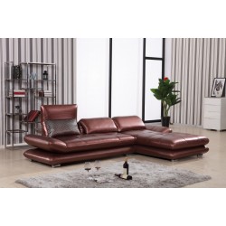 休闲真皮沙发  时尚转角小户型 现代客厅转角沙发