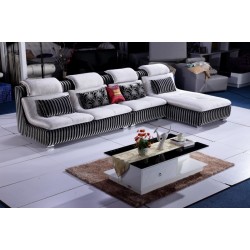 现代布艺沙发 简约小客厅转角沙发 休闲沙发 工厂特价直营