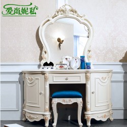 欧式梳妆台 法式田园卧室化妆台 套房家具 美女妆台805
