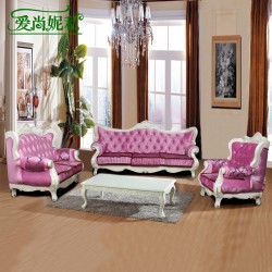 欧式布艺沙发 高档进口橡木沙发 大户型实木沙发家具 Q1