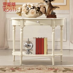 罗斯蒂 韩式玄关桌玄田园关台柜门厅柜间厅柜隔断实木装饰柜XG300