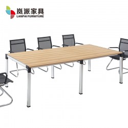 神恩-2.4米板式会议桌 简约现代长条桌培训桌小型办公会议桌