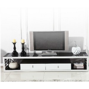 钢化玻璃电视柜时尚简约客厅储物电视机柜 烤漆低矮视听柜