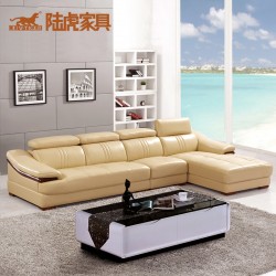 预售 陆虎真皮沙发小户型 现代简约皮艺沙发客厅头层牛皮 家具