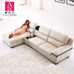 阿诗兰品牌家具真皮沙发进口头层牛皮艺客厅实木欧式沙发组合A835