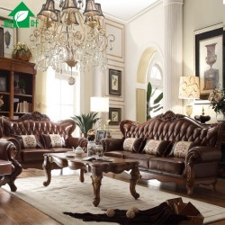 鹏叶家具 欧式沙发 客厅沙发组合 真皮沙发 美式沙发 实木沙发
