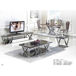 特价供应五金玻璃茶几 玻璃茶几 创意茶几 佛山休闲茶几