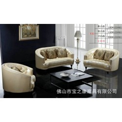 欧式沙发厂供应休闲欧式真皮沙发 组合真皮沙发 欧式真皮沙发定制