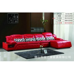 经销批发休闲真皮沙发 L型真皮沙发 转角真皮沙发定制