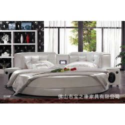 大量供应圆形休闲床 卧室休闲床 豪华休闲床 休闲软床批发