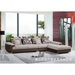 精品展示三人布艺沙发 L型布艺沙发 转角布艺沙发定制