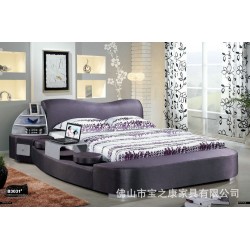 经销批发时尚休闲床 1.8米休闲床 现代休闲床 包边休闲床