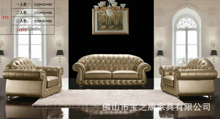 大量供应欧式真皮沙发 休闲欧式真皮沙发 广东真皮沙发