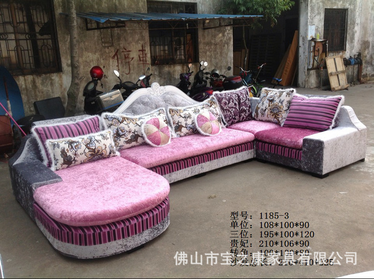 沙发厂供应欧式转角沙发 高档转角沙发 广东沙发批发