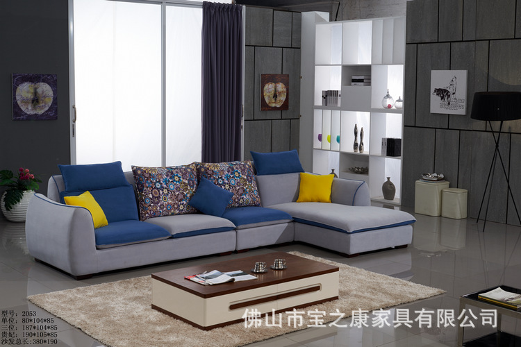 广东沙发厂供应休闲布艺沙发 新款布艺沙发 可拆洗布艺沙发