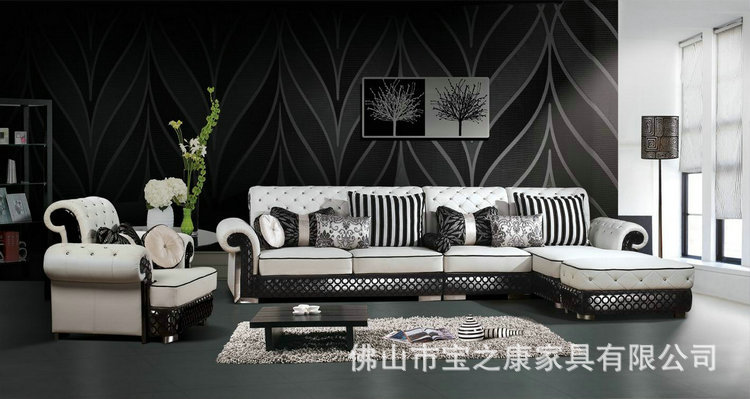 热销推荐休闲欧式沙发 佛山欧式沙发 欧式真皮沙发加工