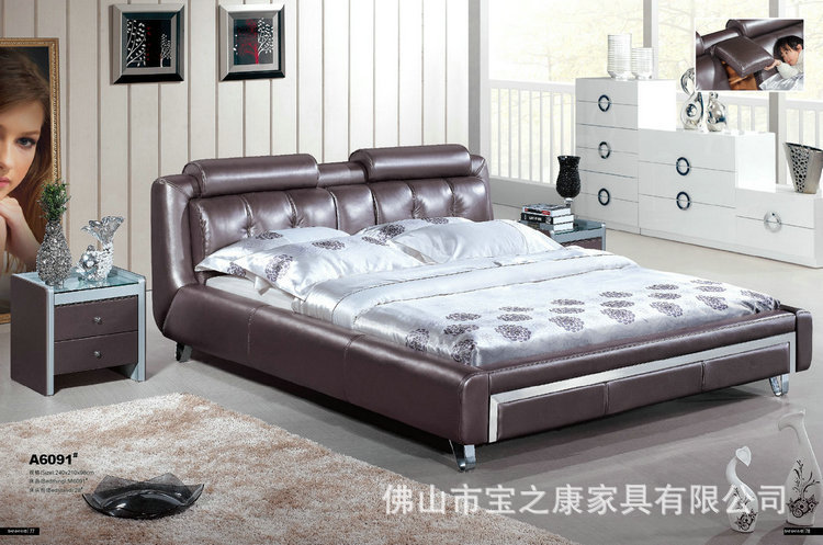 特价供应顺德休闲软床 卧室休闲床 真皮休闲床 休闲软床批发