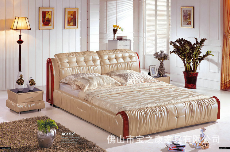 批发供应简约休闲床 高档休闲床 豪华休闲床 广东休闲软床